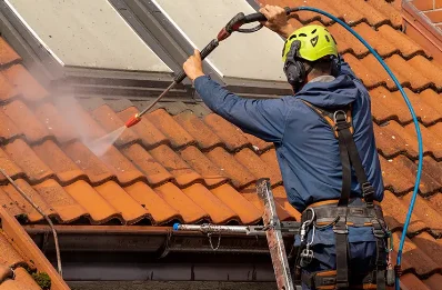 Démoussage et hydrofuge de toiture à Hirel